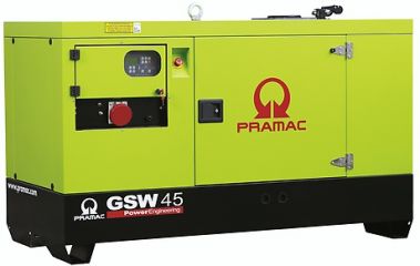 Дизельный генератор Pramac GSW 45 P 400V