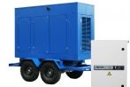 ТСС ЭД-240-Т400-2РПМ2 в погодозащитном кожухе на прицепе с АВР